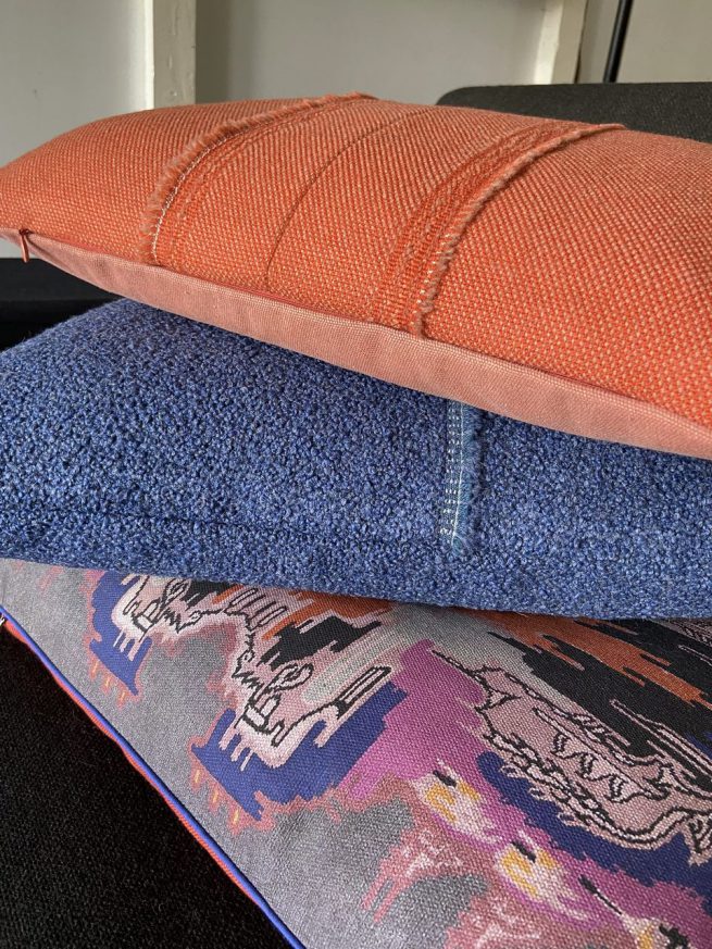 Mirror Selvedge - Terra en Teddy Selvedge - Classic blue