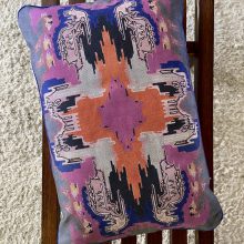 Art deco karpet Purple