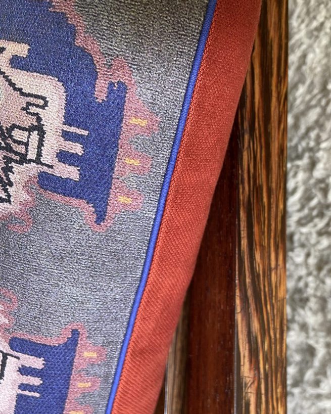 Art deco karpet Purple