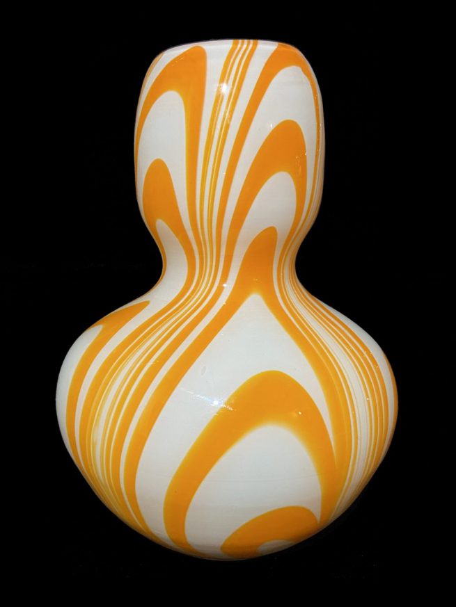Oranje-witte Moretti vaas