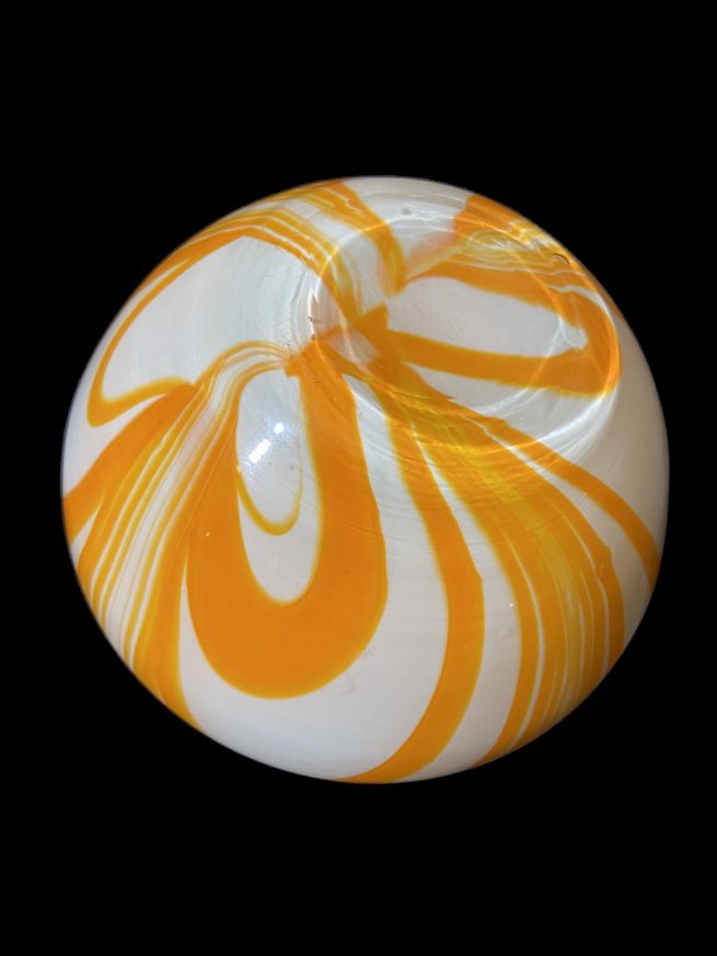 Oranje-witte Moretti vaas